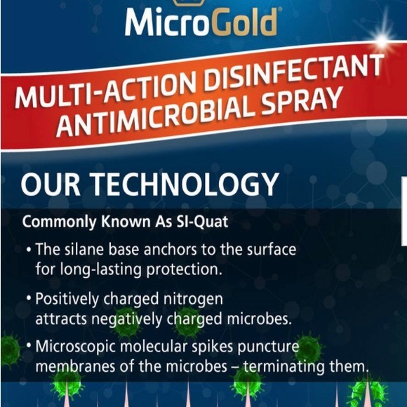 MICROGOLD 2 COUNT Multi-Action Disinfectant & Antimicrobial 48oz total weight - Picture 7 of 8